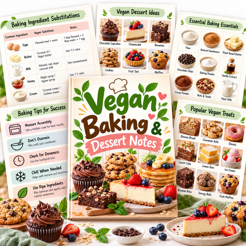 Vegan Baking & Dessert Notes