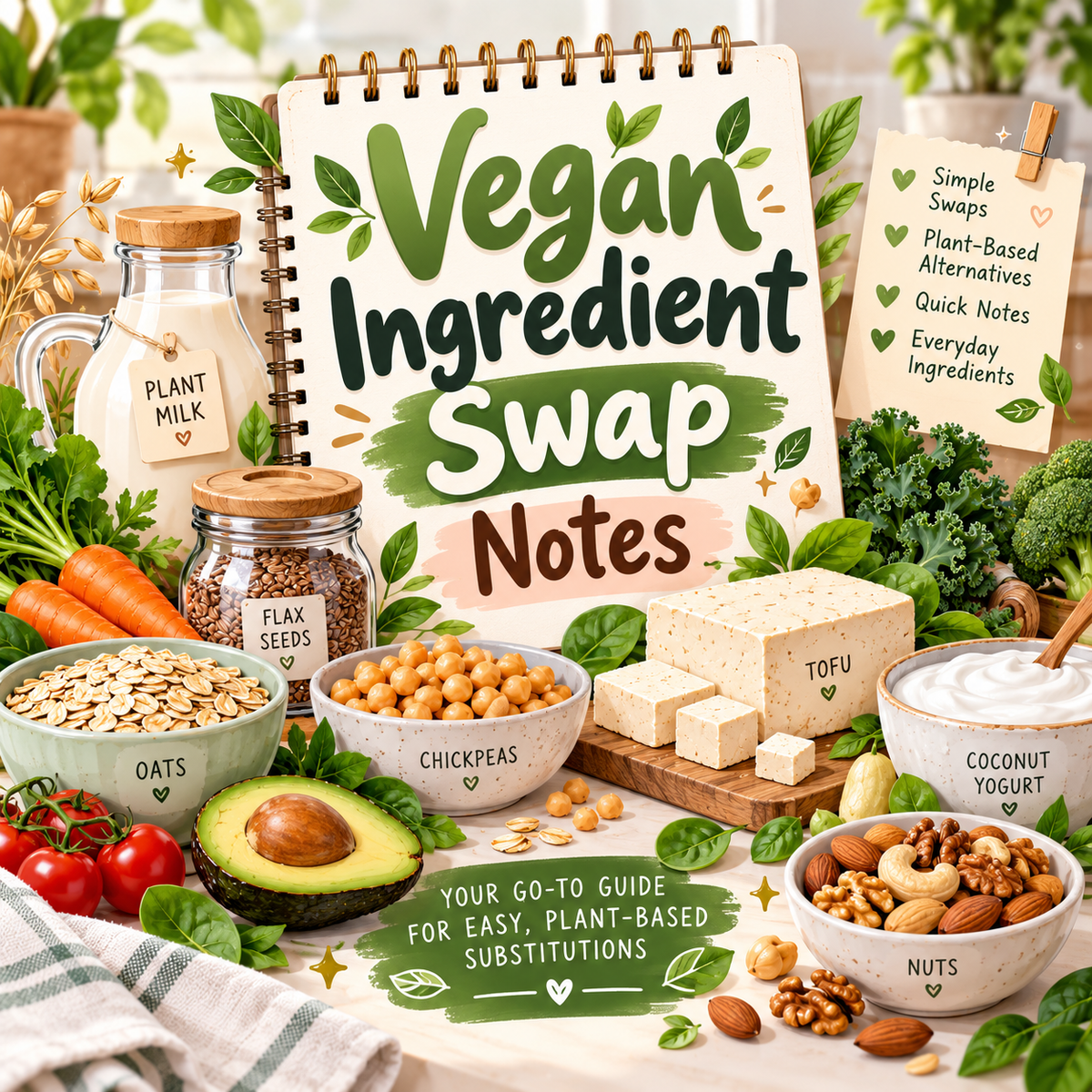 Vegan Ingredient Swap Notes