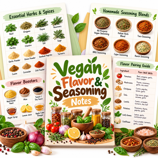 Vegan Flavor & Seasoning Notes