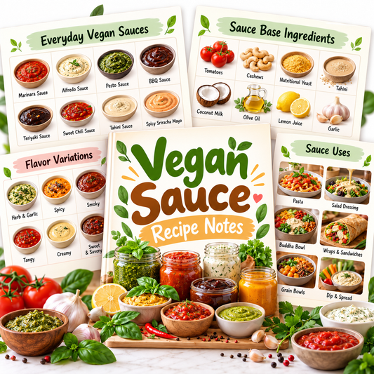 Vegan Sauce Recipe Notes